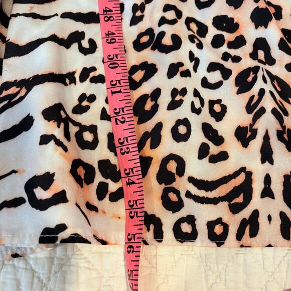 CBR Womens Maxi Dress Leopard Print SzXL Summer Spring Elegant Resort Beachfront - Picture 7 of 9